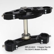 X-23 ® 49mm Bolt-On Triple Trees - 2024-newer Street Glide & Road Glide