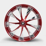 Lincoln Aztec Red Phantom Cut Wheels
