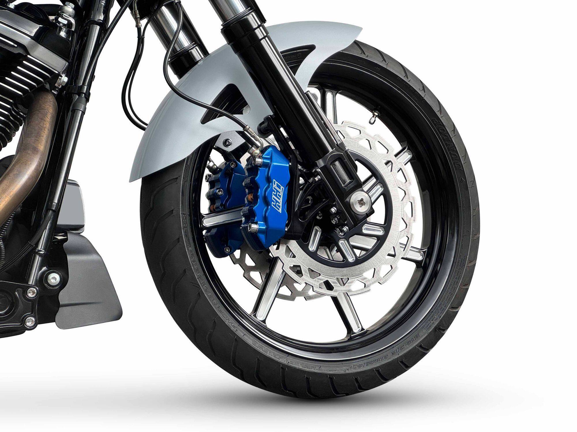 Blue Radial Brake Kit and Dominator Parts